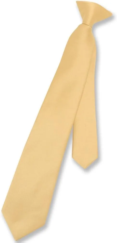 Vesuvio Napoli Boy's Dress Vest Bow Tie Necktie 3 piece set. Solid Color Variety Pre-Tied Ties