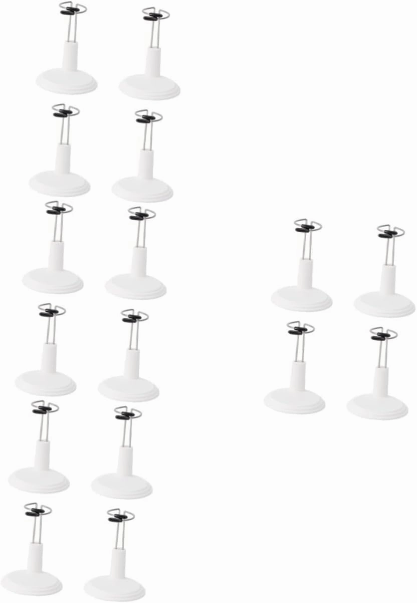 VICASKY 4sets 15cm Doll Leg Stand Display Holder Accessories for Plushies Action Figures 4pcs*4