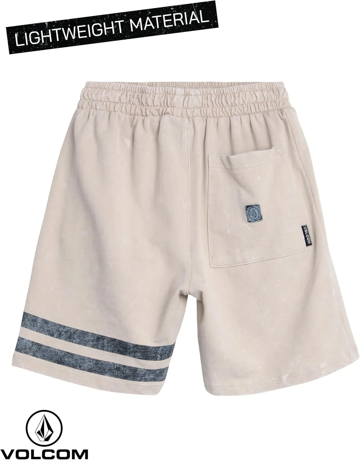 Volcom Boys' Activewear Set - 2 Piece French Terry Pullover Hoodie Sweatshirt and Active Sweat Shorts for Boys (18M-7)
