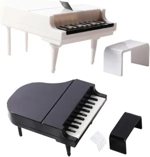 VOSAREA 2sets Miniature Piano Ornament Dollhouse Decor Upright Piano Model for Landscaping Creative Furniture for Mini House Detailed Craftsmanship