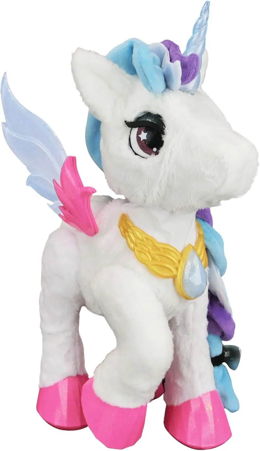 VTech Myla Magical Make-Up Unicorn - Musical Sing-Along Toy with Microphone, Soft Sensory Toy for Kids Aged 5 