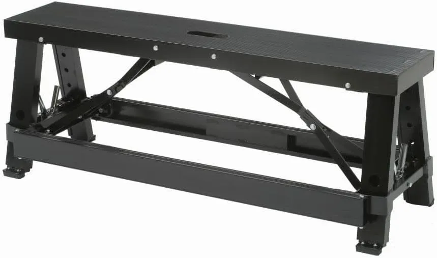 Warner EZ-Stride Adjustable Drywall Bench, 10329, Black