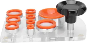 Watch Cover Opening Tool with Suction Back Opener and 8pcs Dies Set for Watchmakers