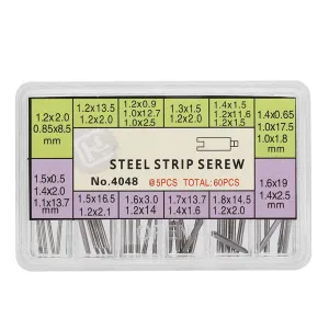 Watch Link Remover Kit, Watch Band Link Cotter Pin Assortment, Stainless Steel Watch Bracelet Pin, Replacement Repairing Tool Fit for Watch Repair and Watch Band Removal