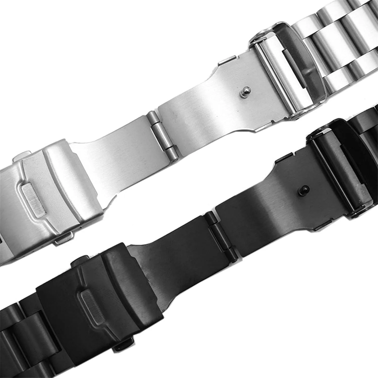 Watch Strap Solid Stainless Steel Strap 22mm 24mm 26mm Quick Release Metal Strap Strap Watch Bracelet Silver