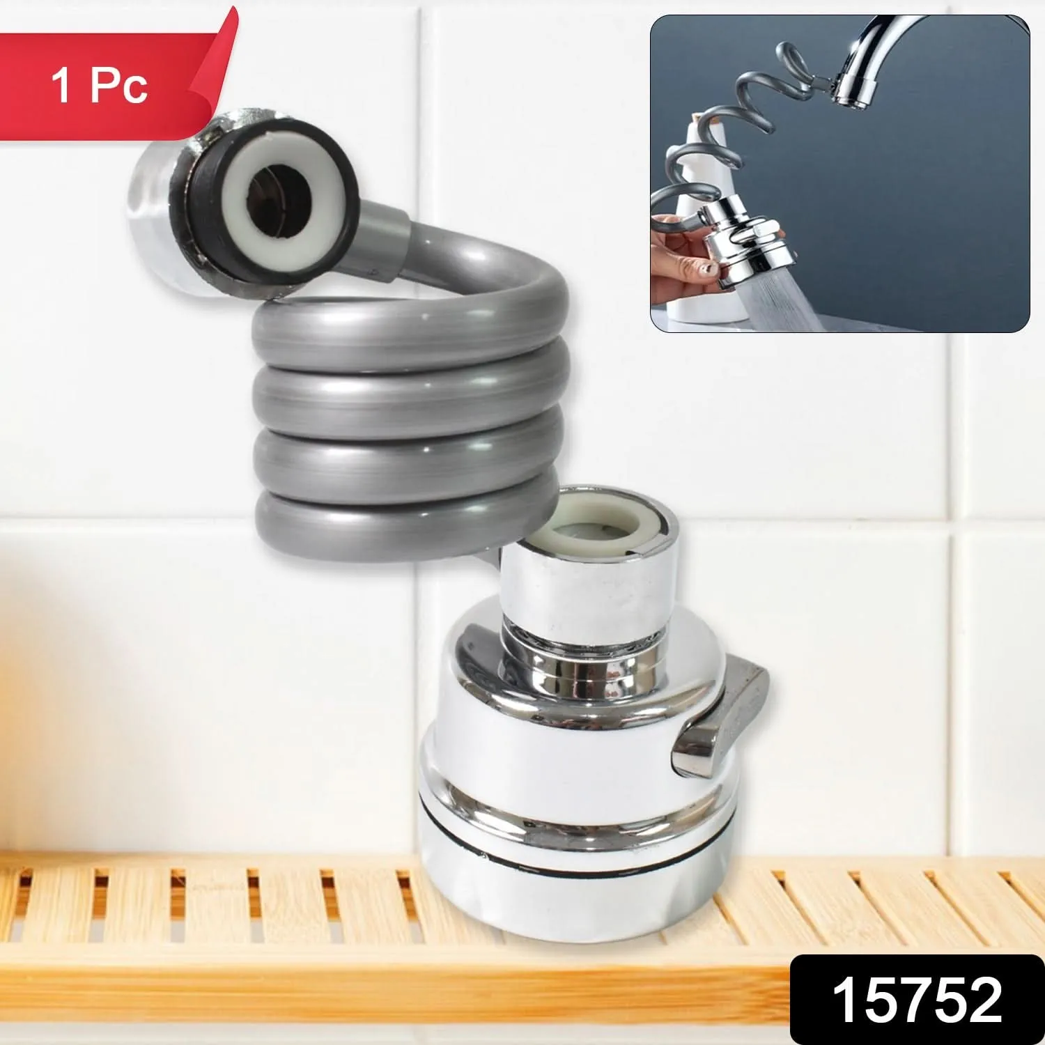 Water Faucet Extender – Flexible Kitchen Sink Sprayer Attachment (1 Pc)