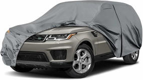 Waterproof Premium Car Covers Replace for 2013-2025 Land Rover Range Rover Sport, 10 Layers Heavy Duty All Weather Car Cover with Zipper Door, Windproof Bands for Snow Rain Dust Protection