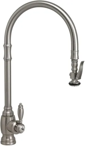 Waterstone 5500-AMB Traditional Extended Reach PLP Pull Down Faucet American Bronze