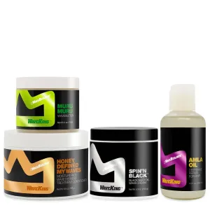 Wave King x Wavebuilder Elite Set with Spin'n Black, Amla Oil, Murumuru Wave Butter and Honey Defined my Waves