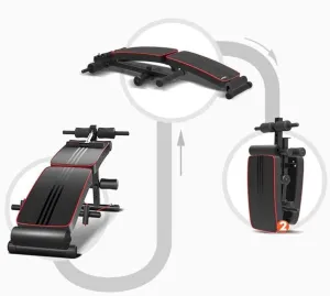 Weight Bench Adjustable Workout Bench Sit-Up Board Home Abdominals Muscle Training Device Bench with Multifunction Dumbbells Training Bench Adjustable Weight Bench