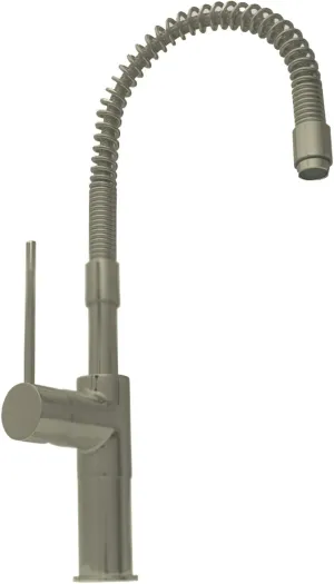 Whitehaus Collection WHLX78558-BN Metrohaus Commercial Faucet, Brushed Nickel-PVD