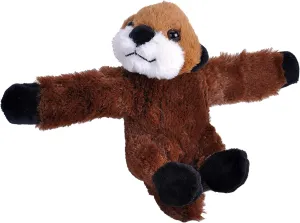 Wild Republic Huggers Otter Plush Toy, Slap Bracelet, Stuffed Animal, Kids Toys, 8 Inches