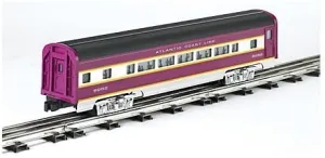 Williams by Bachmann Atlantic Coast Line Aluminum Luxury Liner Passenger 4 Car Train Set, 60'