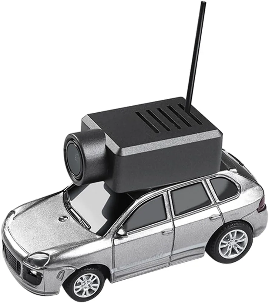 WL Mini RC Car 1:64 Scale APP-Controlled with WiFi Module, Fully Proportional Racing Car, 720P Real-Time Camera & 3-Speed Modes, LED Ambient Lights for Indoor Play & Adult Collectors