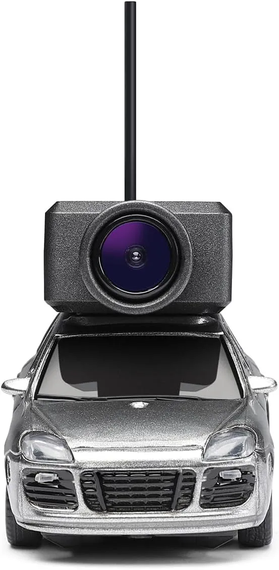 WL Mini RC Car with HD FPV Camera, 1/64 Scale APP-Controlled Fully Proportional RC Car with LED Lights and Suspension System, Adjustable 3-Speed Modes (RTR Version)