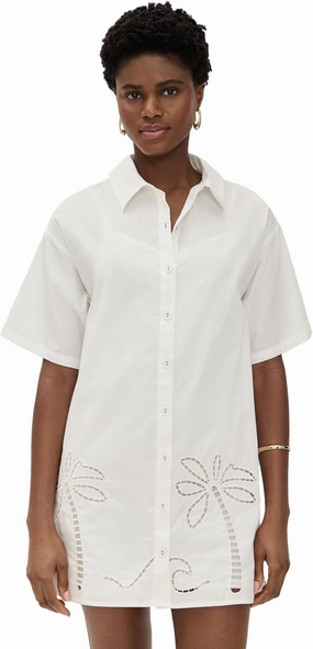 Women's Romina Broderie Shirt Dress