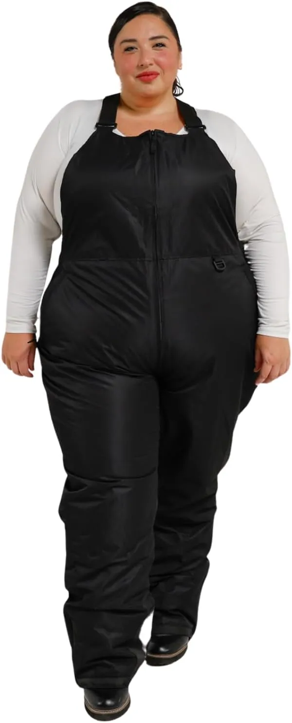 Women's Plus Size 1X-6X Ski Snow Bibs Vertex Higher Front