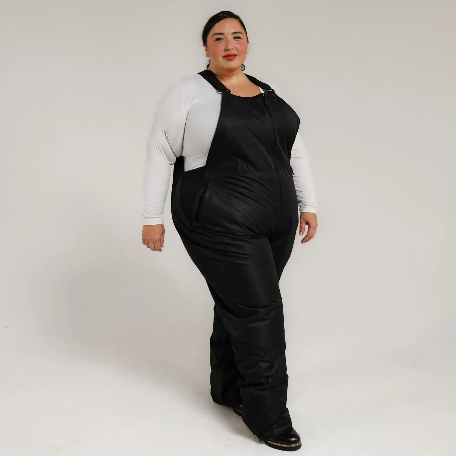 Women's Plus Size 1X-6X Ski Snow Bibs Vertex Higher Front