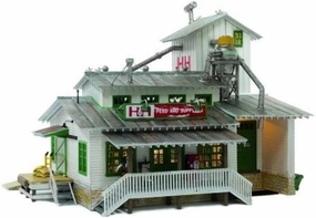 Woodland Scenics N Scale Built-Up Building/Structure H&H Feed Mill