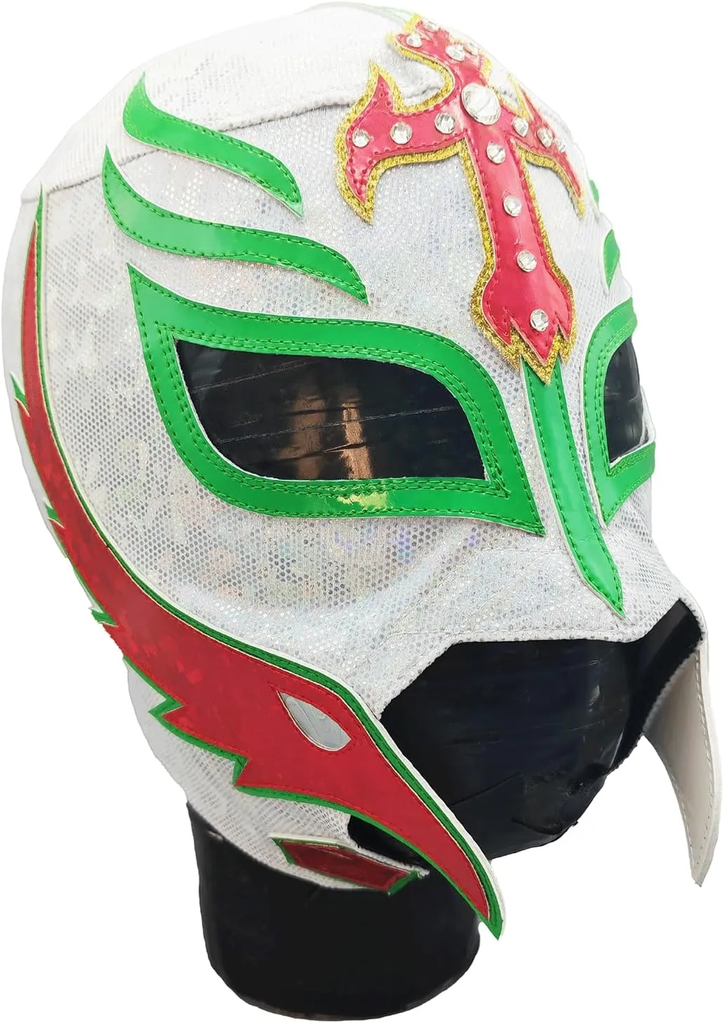 Wrestling MASK Rey Mysterio 619 Luchador Wrestler MASK Lucha Libre Mexicana MASK White Green