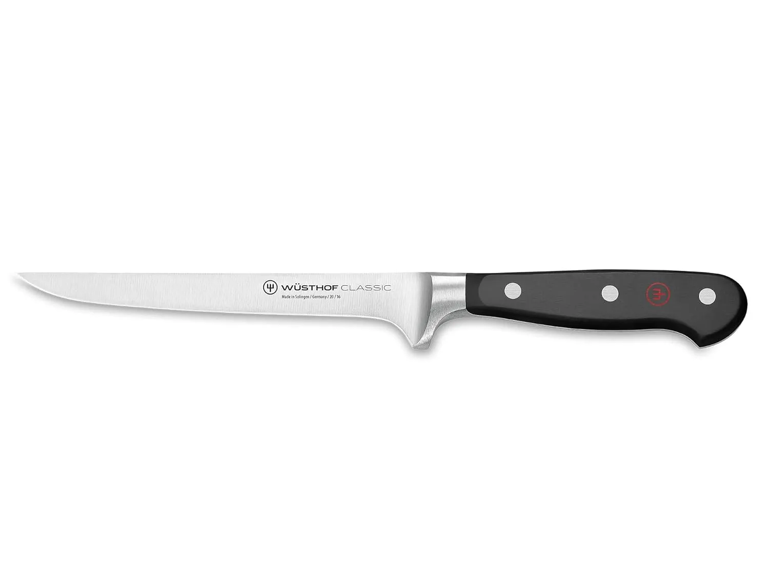 Wüsthof Classic Flexible Boning Knife, 6-Inch, Black (1040101416)