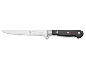 Wüsthof Classic Flexible Boning Knife, 6-Inch, Black (1040101416)