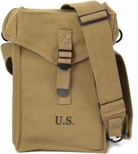 WW2 M1 US General Purpose Tools Bag Pouch with Shoulder Strap Canvas