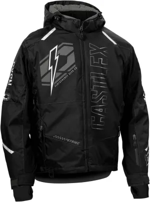 X Men's Strike G6 Snowmobile Jacket (Black/Charcoal - Large)