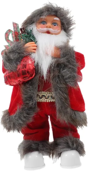 Xmas Santa Claus Figurine Dancing Santa Claus Toy Electric Decoration Christmas Statue