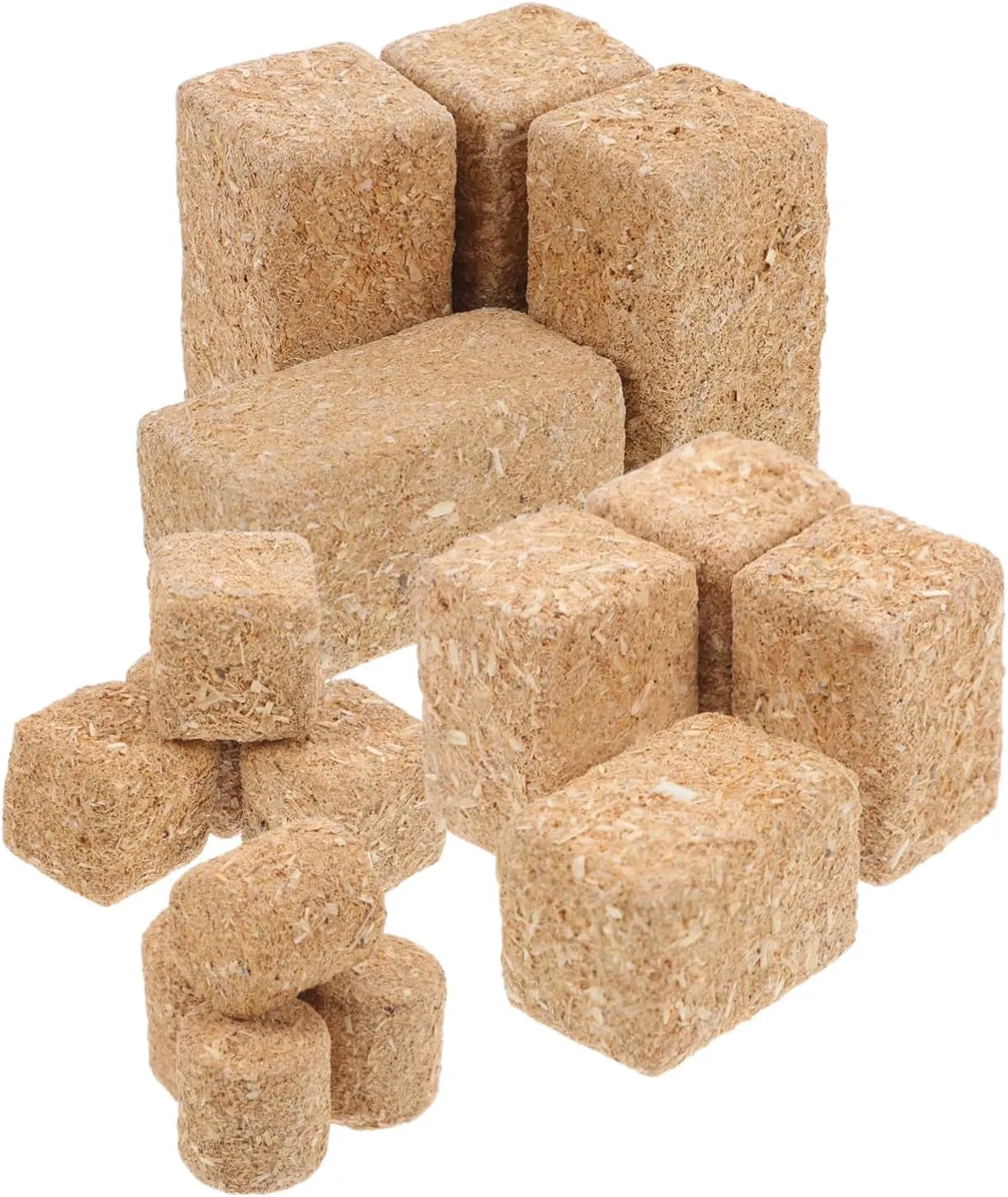 YARNOW 4 Sets Miniature Hay Bales Realistic Faux Haystacks for Farm Scene Decoration for Dollhouse Crafts and Miniature Displays Lightweight Authentic Detailing