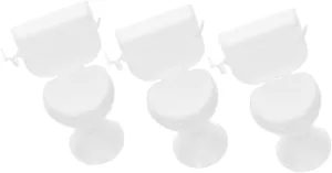 YARNOW 5sets 3pcs Miniature Toilet Accessories for Dollhouse Decoration Plastic Furniture Models Cute Pastoral Style Mini House Supplies for Display and Play 3pcs*5