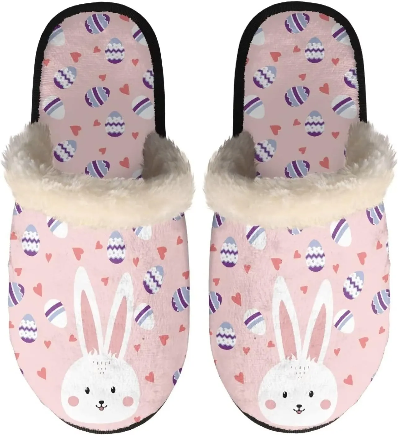 Yzaoxia House Slippers for Women Soft Cozy Winter Slippers Indoor Lightweight Plush Bedroom Slippers