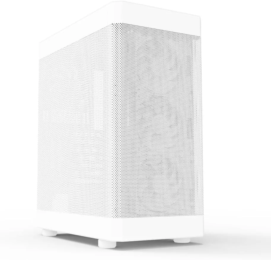 Zalman i4 Airflow Full Mesh Mid Tower ATX Desktop PC Case, 6 x 120mm Quiet Fans Pre-Installed, Vertical GPU Mount & 360mm Radiator Support, White
