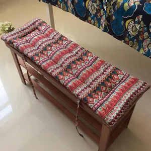 ZHOUZHOU Outdoor Indoor Long Rectangle Bench Cushion 35x11inch NonSlip Soft Loveseat Swing Wicker Chair Pad Patio Garden Deck Backrest Fresco Settee Seat Cushion Invalid color 35x11x0.8inch